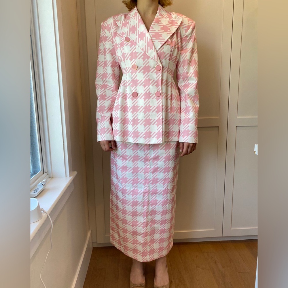 Rowen Rose blazer and skirt suit set - unworn with original tags